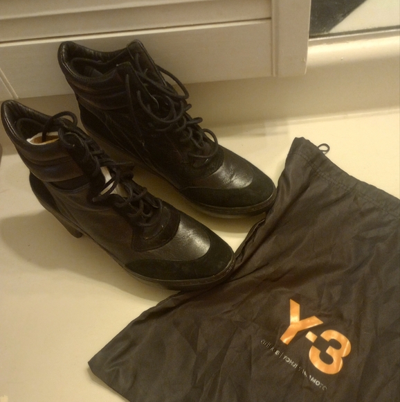 Y-3 Shoes - Adidas x Yohji Yamamoto Y3 Sneaker Heel Clogs